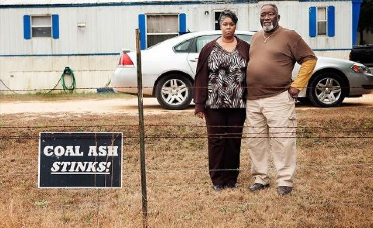 William Gibbs and his wife live near the massive coal ash dump in Uniontown, AL. Photo: Chris Jordan-Bloch / Earthjustice.