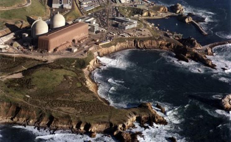 Diablo Canyon in California lies in a seismically active zone totally unsuitable for a nuclear power plant. Photo: Nuclear Regulatory Commission via Flickr.