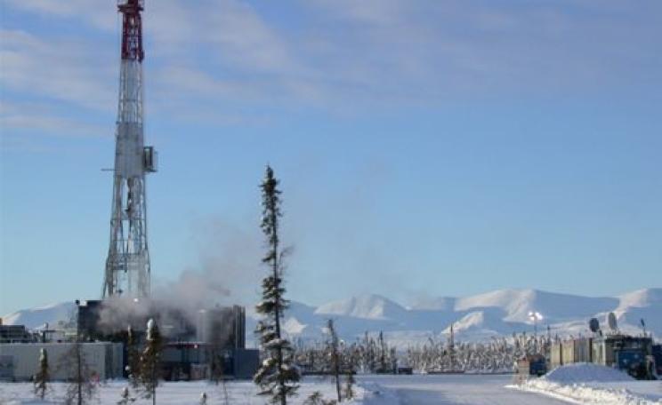 The Canada's Northwest Territories' first fracking project, carried out by ConocoPhillips over the winter in the NWT's Sahtu region, was approved last summer with no public review. Photo: ConocoPhillips.