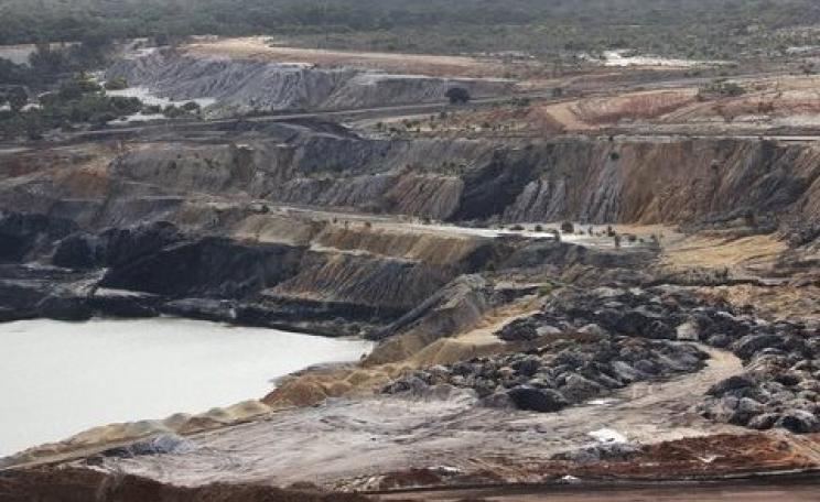 About half the world's coal is being produced at a loss, as buyers turn away. ALCOA Anglesea coal mine, Australia. Photo: Takver via Flickr.