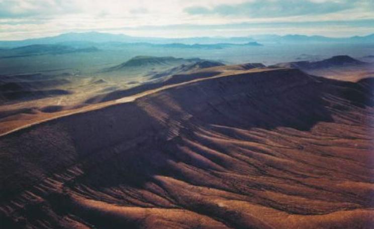 Yucca Mountain, the site of the US's 'cancelled' repository for high level nuclear waste. Photo: White House via Wikimedia Commons.