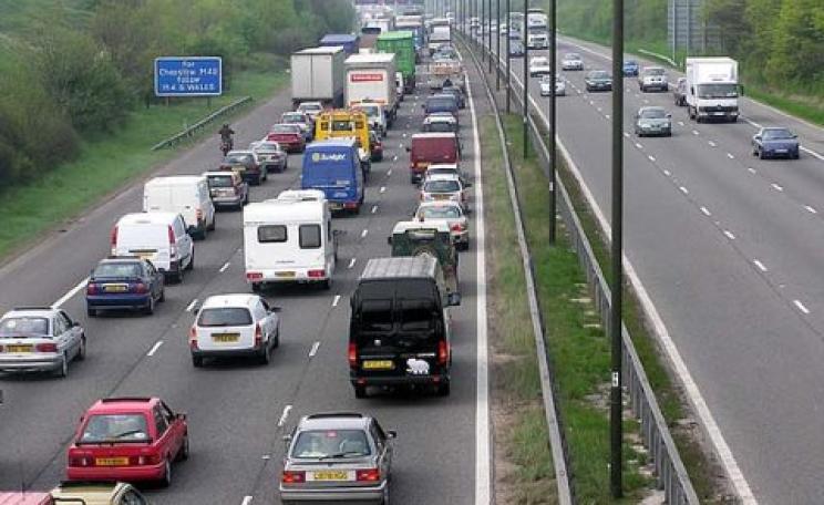 More roads, more traffic, more tailbacks, more misery. The M5 near Bristol. Photo: Paul Townsend via Flickr.