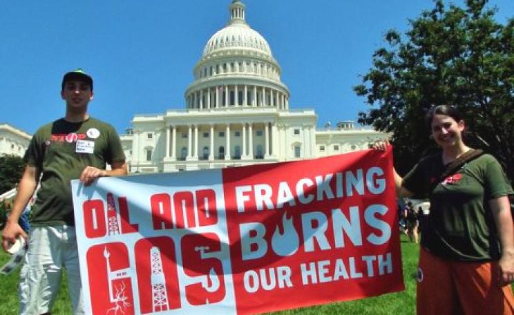 Fracking is burning more than just our health. Our money's going up in flames too - and that's putting the whole financial system at risk. Photo: Bill Baker via Flickr.