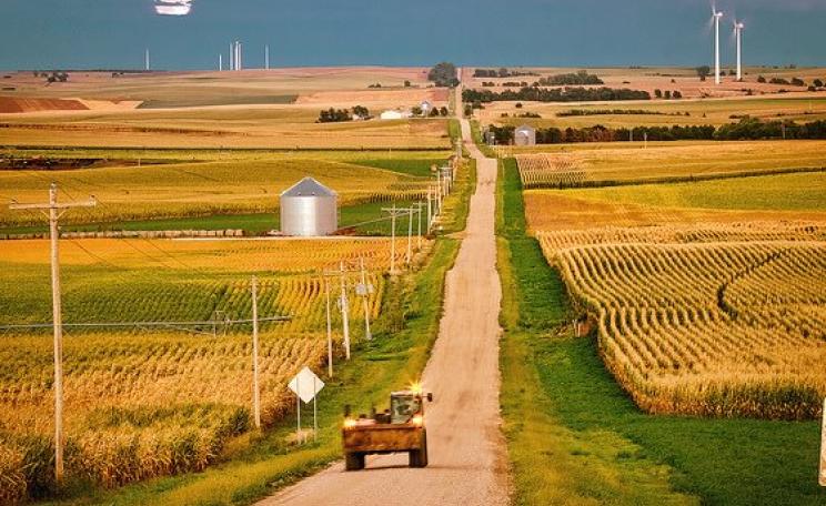 Nebraska landscape with wind turbines. Photo: Rich via Flickr (CC BY-NC 2.0).