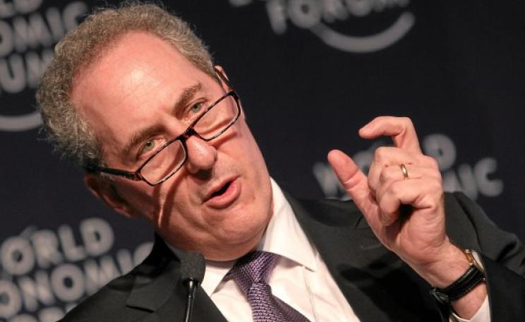 How much will TPP benefit American families? That much. Michael Froman, US Trade Representative at the 'Rebooting Global Trade' session of the 2015 World Economic Forum at Davos, January 2015. Photo: swiss-image.ch / Moritz Hager via Flickr (CC BY-NC-SA).