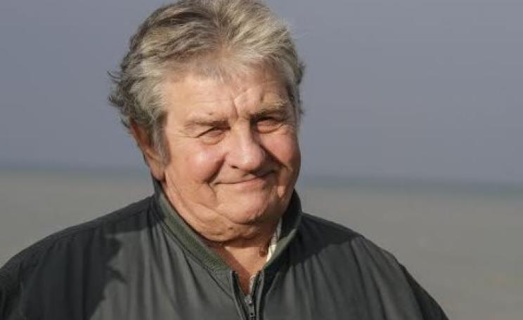 Malcolm Kerby, campaigning against a government as intransigent as the rising seas. Photo: Guy Shrubsole.