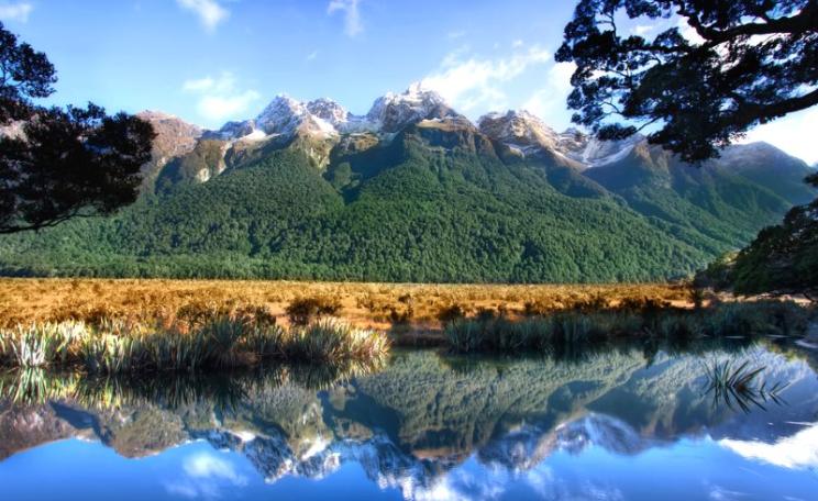 Mirror Lake, Milford Sound, New Zealand. Photo: Chris Ford via Flickr (CC BY-NC).