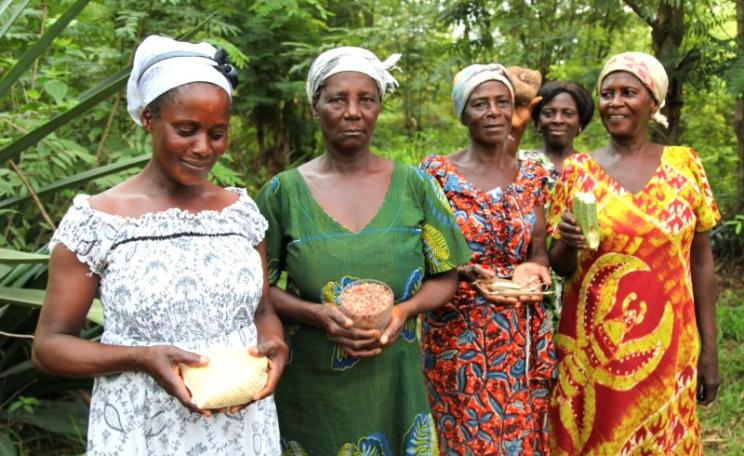 Women from RUWFAG. Photo: Global Justice Now.