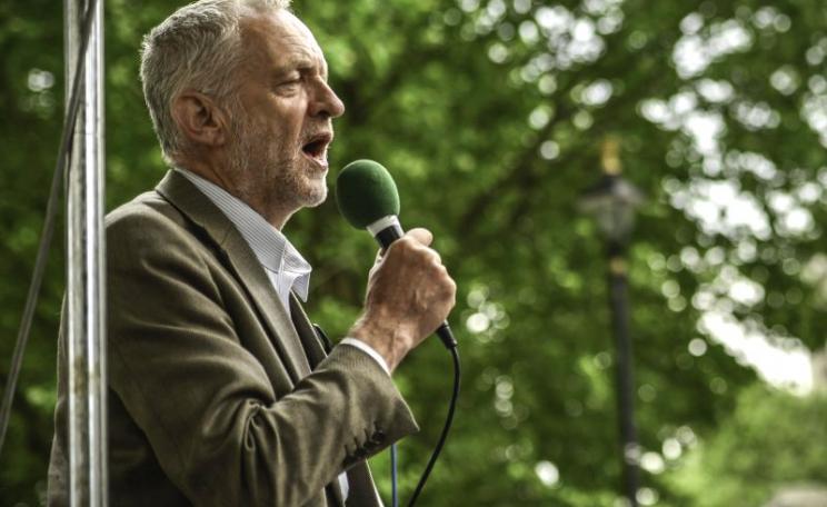 Jeremy Corbyn speaking out against austerity outside Parliament, 27th May 2015. Photo: Sleeves Rolled Up via Flickr (CC BY-NC-SA).