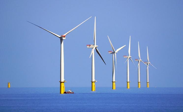 GMB would better serve its members by promoting our renewable future, not the nuclear past. Photo: Walnet offshore wind farm by David Dixon via Wikimedia / Geograph (CC BY-SA).