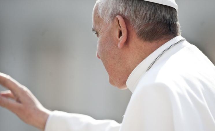 Pope Francis. Photo: © Mazur / catholicnews.org.uk via Catholic Church England and Wales / Flickr (CC BY-NC-SA).