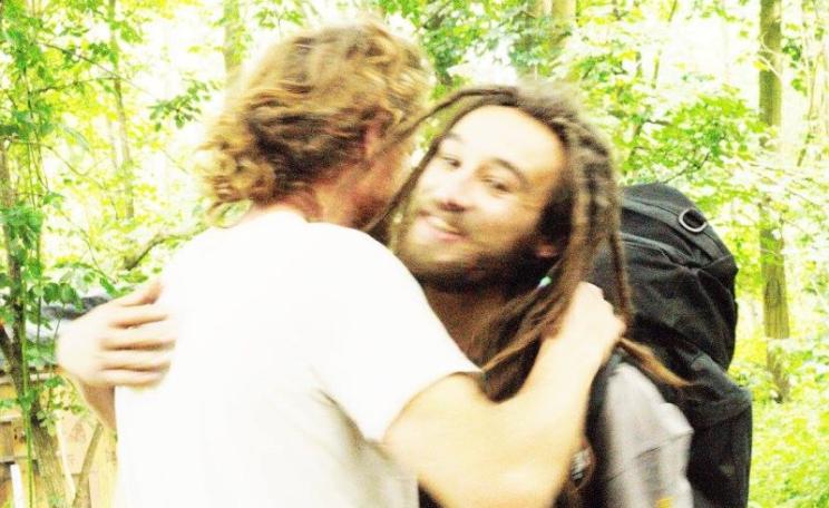 At the Runnymede Eco-village, now evicted and destroyed. Photo: Diggers2012 on Facebook.