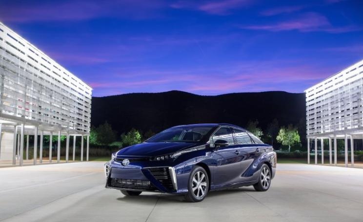 Look, no pollution! The 2016 Toyota Fuel Cell Vehicle. Photo: Toyota UK via Flickr (CC BY-NC-ND).