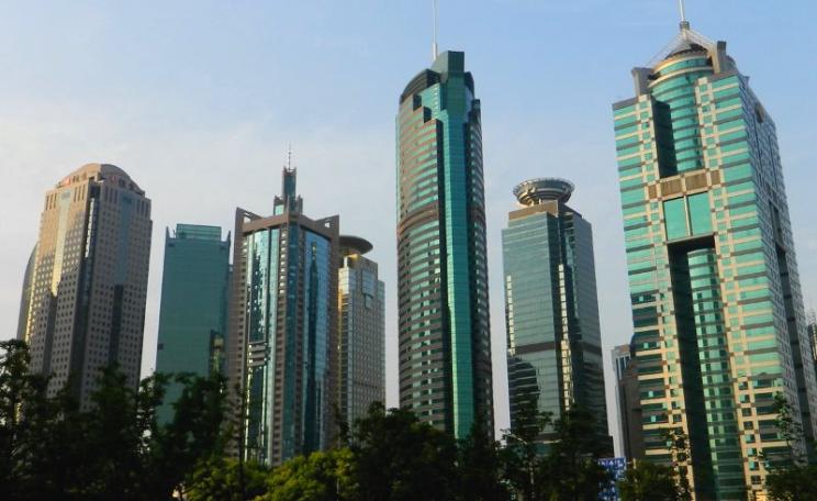 The UK's nuclear deal with China comes with a quid pro quo: the City of London's lucrative access to Chinese financial markets, exemplified by the glistening towers of Shanghai's Pudong District. Photo: Allan Watt via Flickr (CC BY-NC).