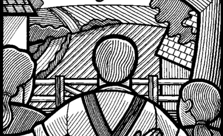 Original illustration for The Rural Manifesto by Clifford Harper.