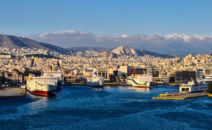 Greece's recently privatised port of Piraeus, near Athens, gateway to the islands. Photo: Jeffrey via Flickr (CC BY-ND).