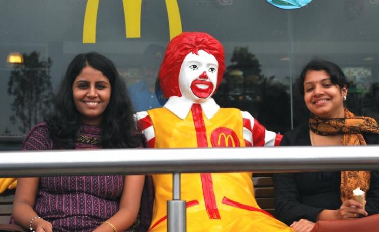 Breakfast at McDonalds in Maddur, Karnataka, India. Photo: Harsha K R via Flickr (CC BY-SA).