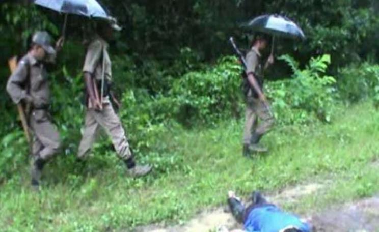 Dozens of people have been shot on sight in Kaziranga in recent years. The park guards are immune from prosecution. Photo: &copy; Survival International.