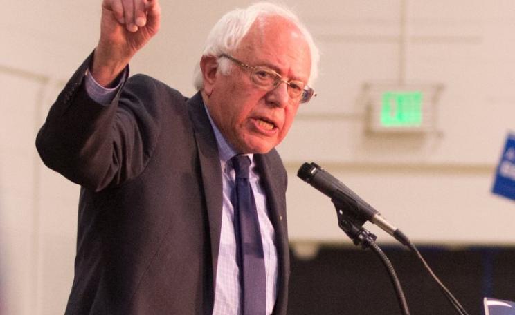 Green light for Bernie? Primary election rally and 'get out the vote' concert on the Purdue University Campus in West Lafayette, Indiana. Photo: Rob Slaven via Flickr (CC BY-NC-SA).