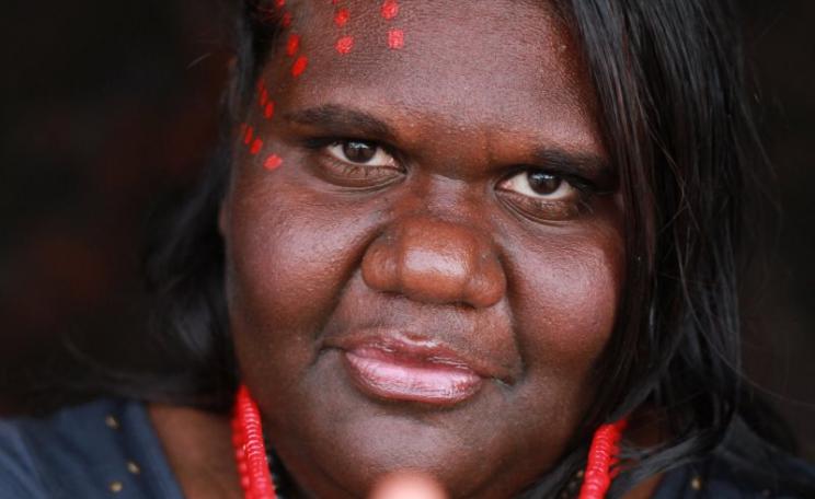 Muckaty Traditional Owner Kylie Sambo is an objector to what she considers radioactive blackmail: education in return for accepting nuclear waste. 'As Australians we should be already entitled to that.'