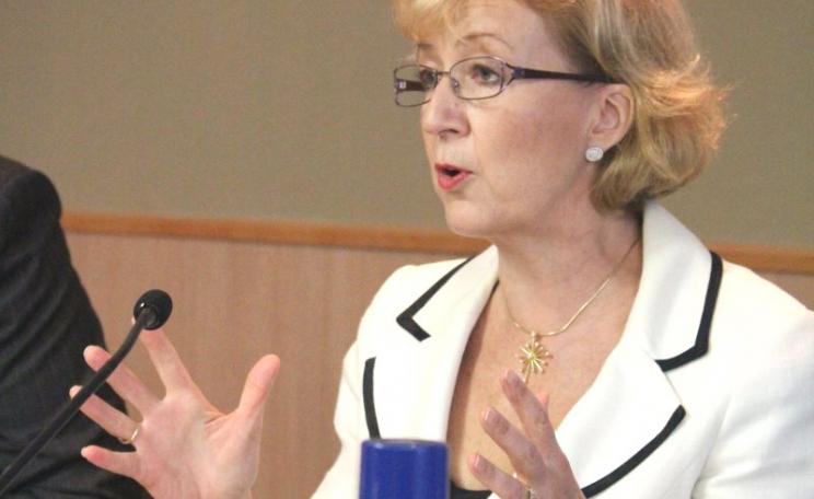 How committed is Tory Party hopeful Andrea Leadsom MP to climate change action? That much. Photo: Policy Exchange via Flickr (CC BY).