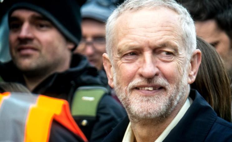 Jeremy Corbyn supporting the junior doctors' strike, 26th April 2016. Photo: Garry Knight via Flickr (Public Domain).