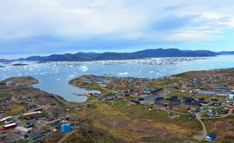 View south from the mine site to Narsaq below. Photo: Bill Williams.