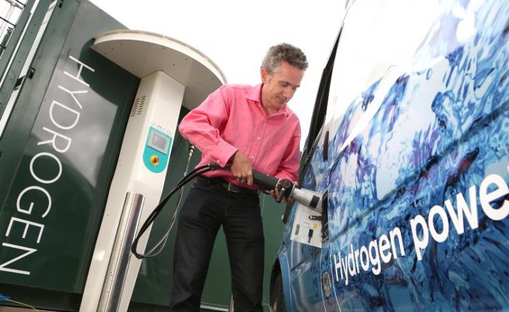 Hydrogen produced from renewable energy is already finding a market as a 'green' fuel for cars. But its future potential goes way beyond that, as a vital storage mechanism for surplus wind / solar electricity on the grid, to provide power on demand. Photo