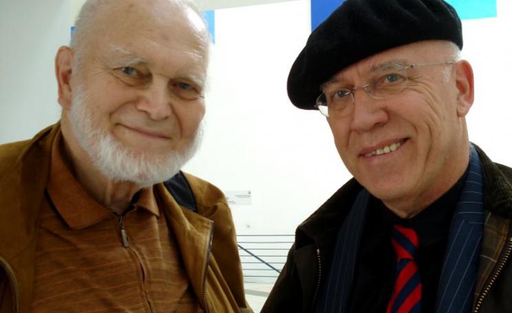 Professor Yablokov (1933-2017) with the author, Chris Busby. Photo: ECRR.