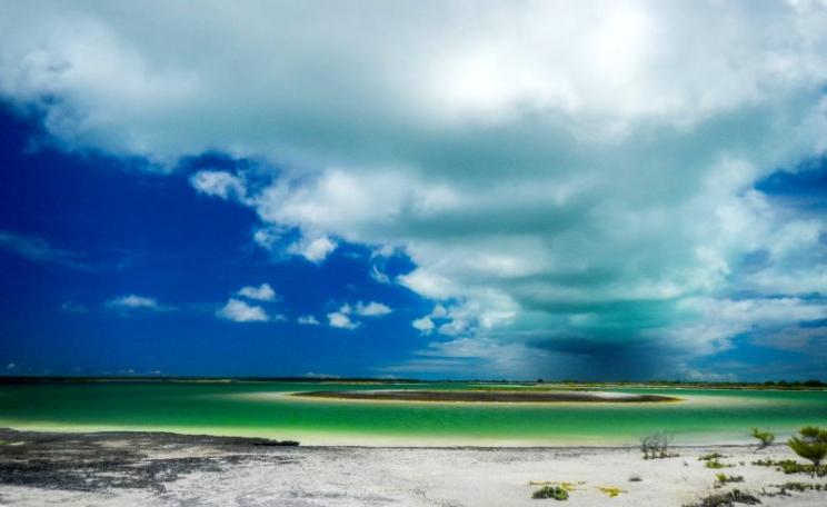 Near the site of the UK's 1958 Grapple Y H-bomb test at Kiritimati, Christmas Island, in 2013. Photo: Warren Jackson via Flickr (CC BY-NC).