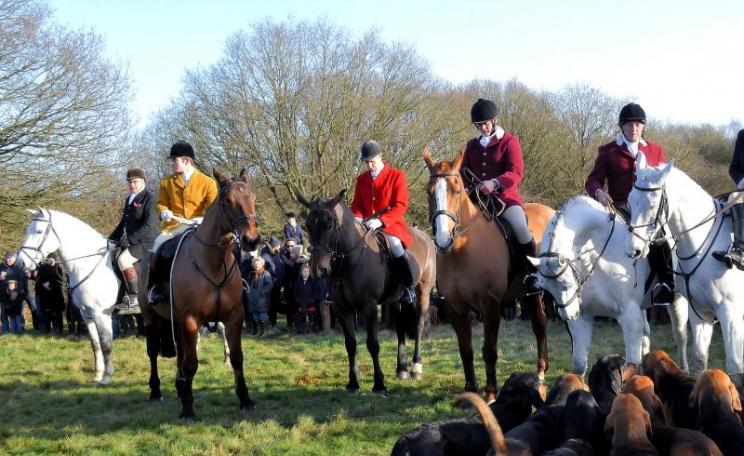 The Kimblewick hunt on its Boxing Day meet, 2016. Photo: Roger Marks via Flickr (CC BY-NC-ND).
