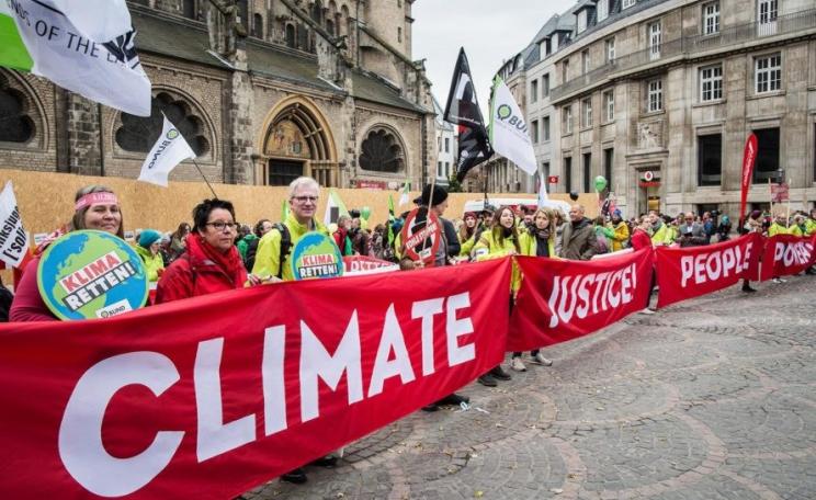 The call for urgent climate action during COP23 in Bonn by activists and NGOs is supported by the science. Images via COP23Demo on Flickr.
