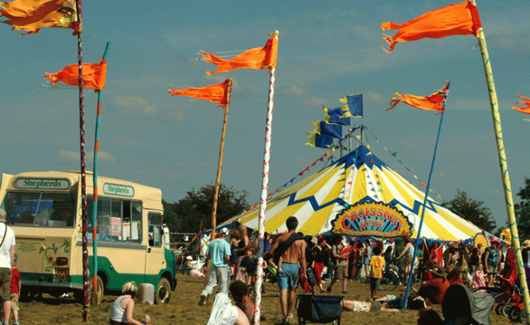 The Big Green Gathering in Somerset, Britain's largest and liveliest green event