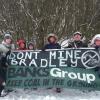 Pont Valley Protest Camp protecting the land in the snow